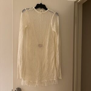 Show Me Your MuMu white Mesh dress